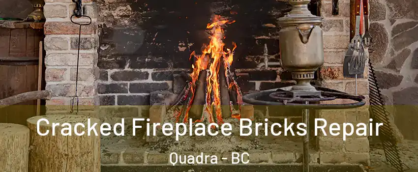 Cracked Fireplace Bricks Repair Quadra - BC