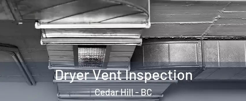  Dryer Vent Inspection Cedar Hill - BC