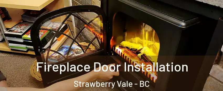  Fireplace Door Installation Strawberry Vale - BC