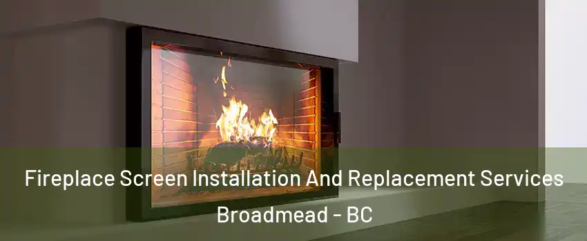  Fireplace Screen Installation And Replacement Services Broadmead - BC