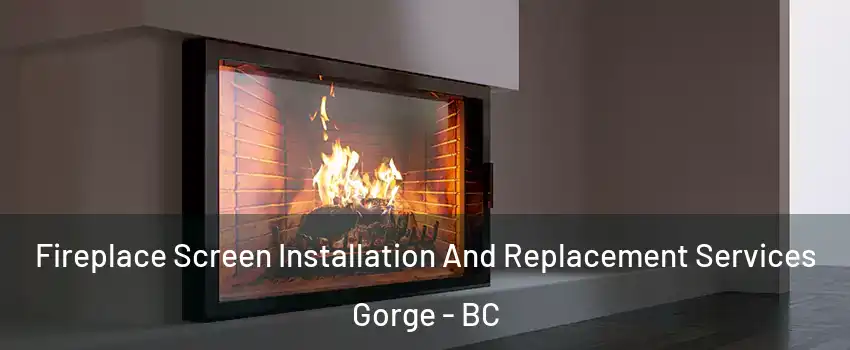 Fireplace Screen Installation And Replacement Services Gorge - BC