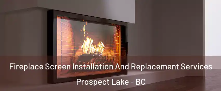  Fireplace Screen Installation And Replacement Services Prospect Lake - BC