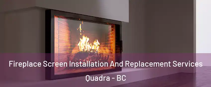  Fireplace Screen Installation And Replacement Services Quadra - BC