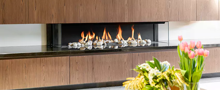 Outdoor Modern Fireplace Renovation Services in Saanich, BC