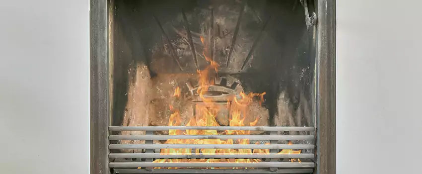 Travis Industries Linear Gas Fireplace Installation in Saanich, British Columbia