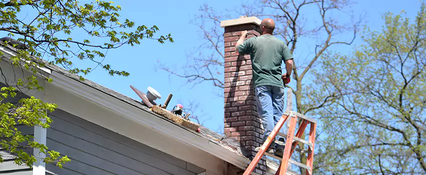 Chimney Crown Repair in Gordon Head, British Columbia