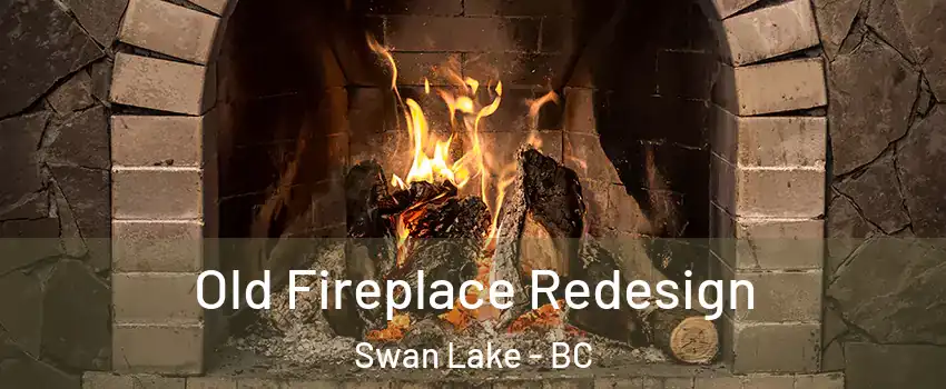 Old Fireplace Redesign Swan Lake - BC