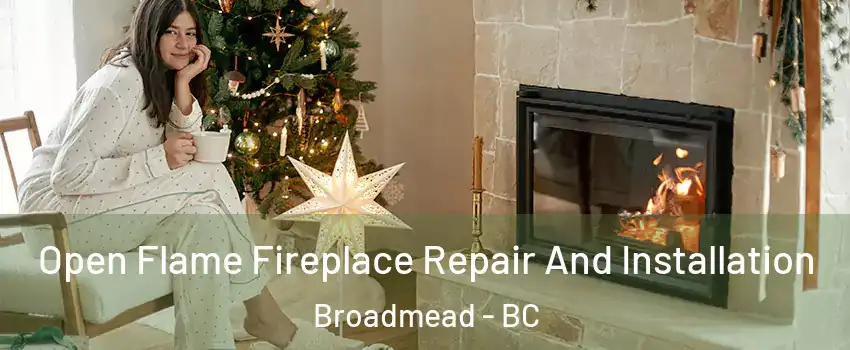 Open Flame Fireplace Repair And Installation Broadmead - BC